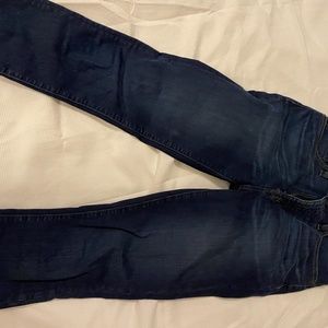 Madewell 10" high rise skinny jeans. Size 27 dark wash